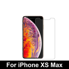 Load image into Gallery viewer, 2 Pcs Screen protector Tempered Glass for iPhone X XR XS Max Screen Protector Film Phone Verre Tremp Coque for iPhone X XR XS