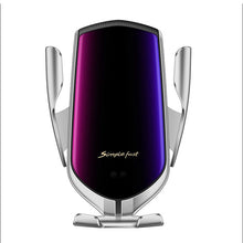 Load image into Gallery viewer, Automatic Clamping 10W Car Wireless Charger Infrared Induction Qi Fast Charging Phone Holder For iPhone XS XR X 8 Samsung S9 S10