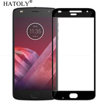 Load image into Gallery viewer, 2PCS Tempered Glass sFor Motorola Moto Z2 Play Screen Protector Full Cover for Moto Z2 Play XT1710 3D Curved Edge Film HATOLY