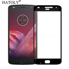 Load image into Gallery viewer, 2PCS Tempered Glass sFor Motorola Moto Z2 Play Screen Protector Full Cover for Moto Z2 Play XT1710 3D Curved Edge Film HATOLY