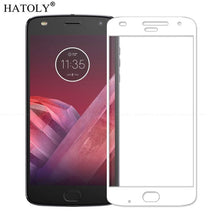 Load image into Gallery viewer, 2PCS Tempered Glass sFor Motorola Moto Z2 Play Screen Protector Full Cover for Moto Z2 Play XT1710 3D Curved Edge Film HATOLY
