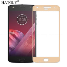 Load image into Gallery viewer, 2PCS Tempered Glass sFor Motorola Moto Z2 Play Screen Protector Full Cover for Moto Z2 Play XT1710 3D Curved Edge Film HATOLY
